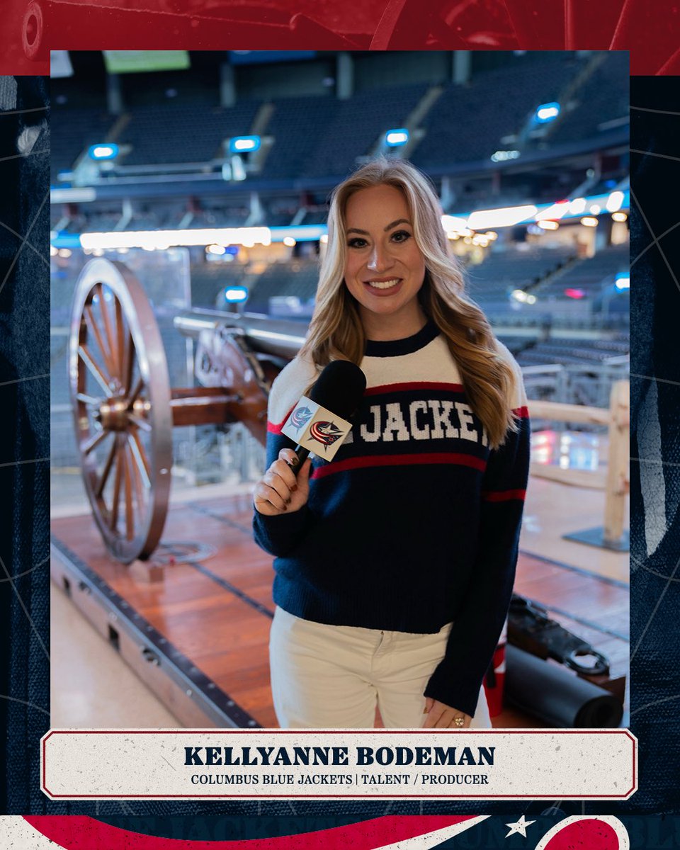 KellyBodeman's tweet photo. NEWS: I’m thrilled to join the Columbus Blue Jackets as their new talent/producer! I’m so excited to create content that connects the Fifth Line with the players and brings the culture of this organization to life. I can’t wait to get started! @BlueJacketsNHL https://t.co/6SNisMwwFm
