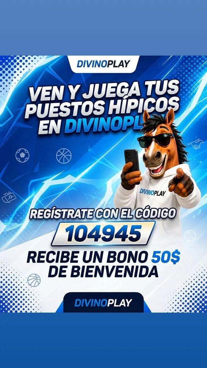 NELSONENCANCHA's tweet photo. ➡️➡️QUIERES JUGAR TUS PUESTO Y QUE LA PAGINA NO SE QUEDE PEGADA AQUI ESTA https://t.co/EeboIJVmWh VEN REGISTRATE YA⬅️⬅️

Recuerda colocar el Código DIV104945 #Divinoplay 🥳🔥 ⚾️🏒🏀⚽️🏈🥅

Regístrate y apuesta 👇https://t.co/mKuhAIhKRq

Código Promocional ➡️ DIV104945
☝️☝️ https://t.co/Hd6xiozSAd