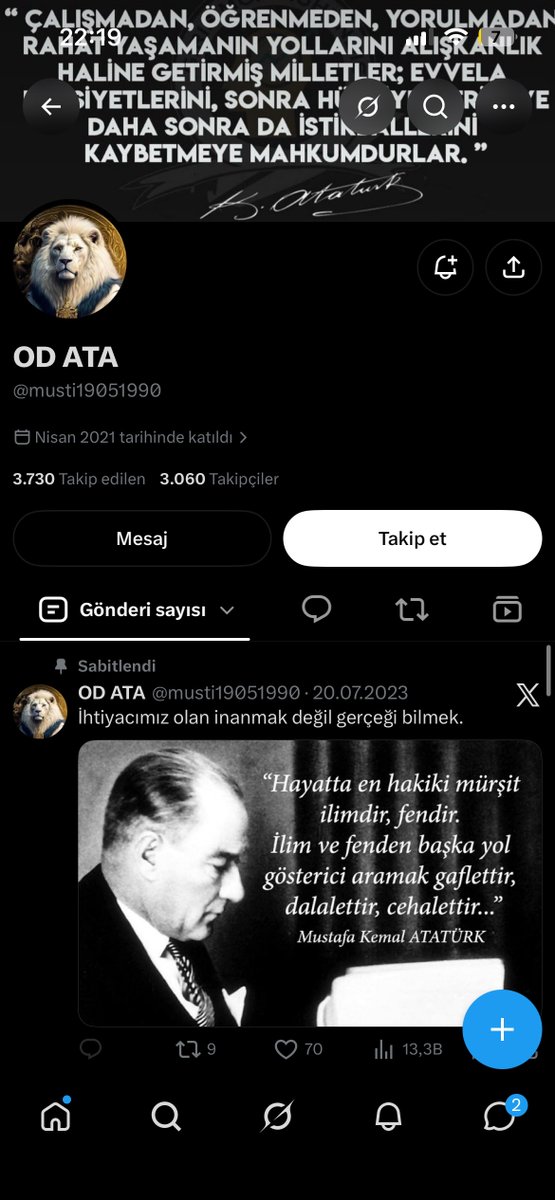 mta2203's tweet photo. @musti19051990 @mavi_yesil1 @FaTuRa014680 @bianet_org @mustafaciftcitr @TC_icisleri @TEMDairesi @ikalin1 @HakanFidan @icisleriSTi @EmniyetGM @kubrayigitbasi @valialicelik @turanbulent ahlaksız musti, her ormana çağırana gidiyorsun ne var yani :))) https://t.co/vqyHtchAcg