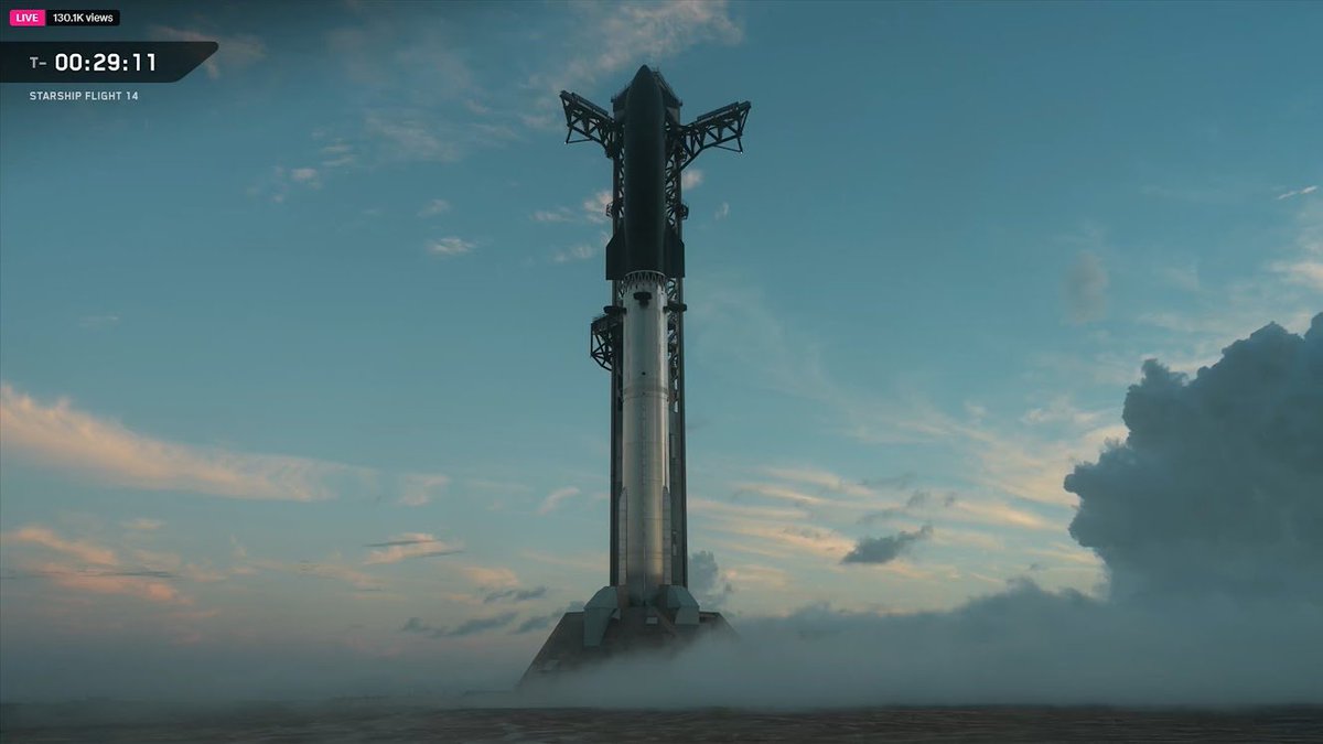 angeletrex's tweet photo. @ControlMision @grok Nos dejo creo que las fotos mas hermosas de todo el proyecto Starship https://t.co/XGe5QsH7RR