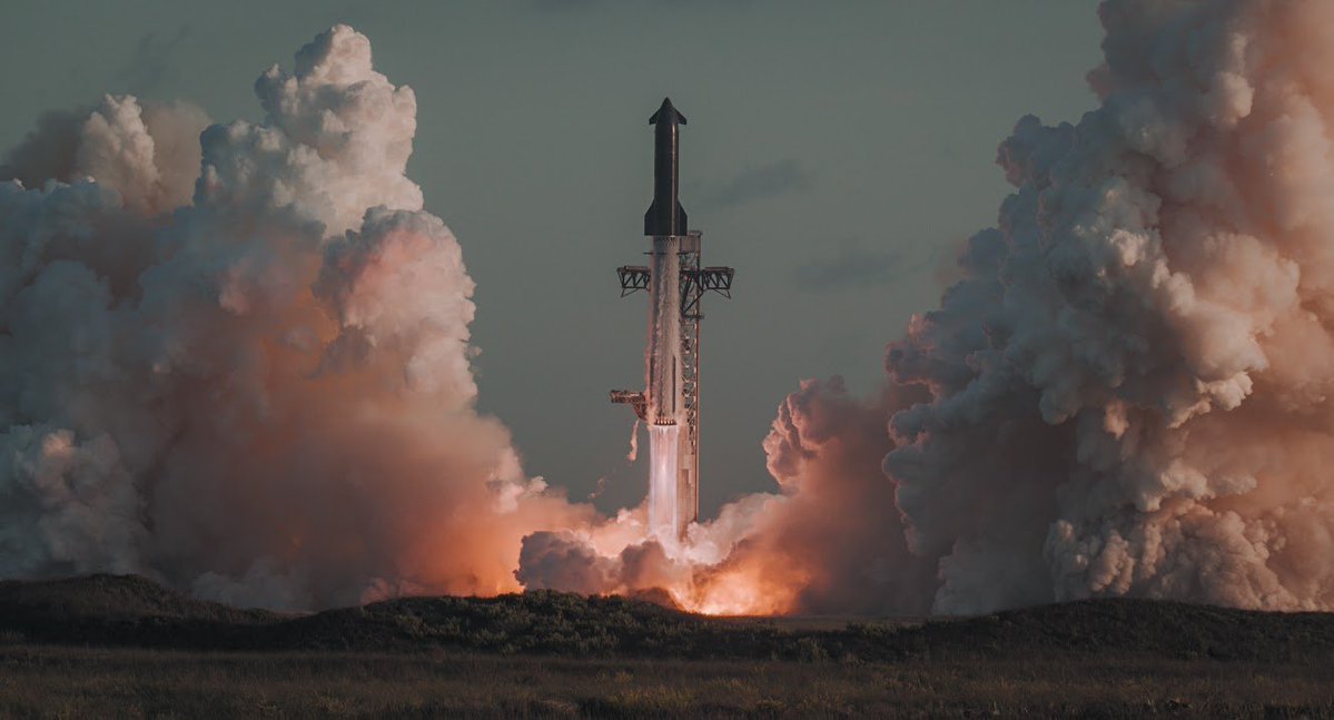 angeletrex's tweet photo. @ControlMision @grok Nos dejo creo que las fotos mas hermosas de todo el proyecto Starship https://t.co/XGe5QsH7RR