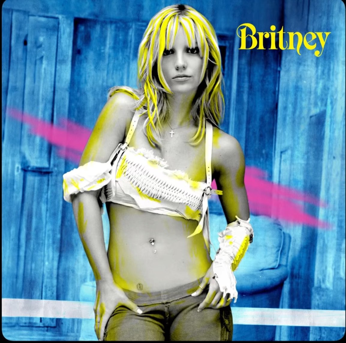 BritneyTheStan's tweet photo. “She’ll Never Be Me” (a song Britney co-wrote with Justin Timberlake) will be the first song released for #Britney25 https://t.co/PNXb43ZZ1J