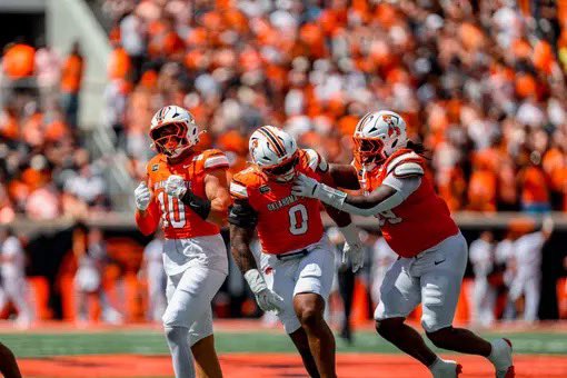 D_Duff77's tweet photo. #AGTG After a great conversation with @Coach_Crill I’m beyond blessed to announce that I have received an offer from Oklahoma State University ⚫️🟠 #GoCowboys #Blessed https://t.co/XFOJ4cPjR0