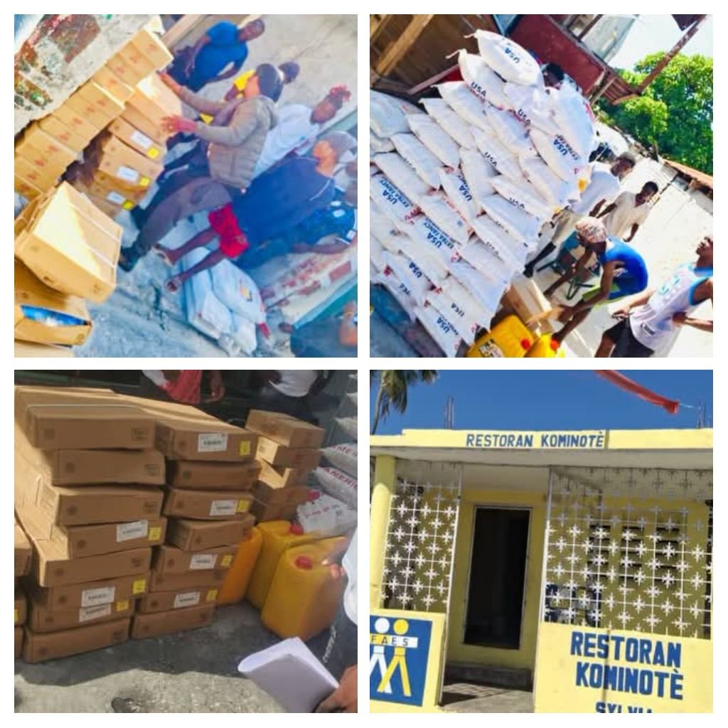 BasenVerite's tweet photo. Plusieurs Personnes Déplacées Internes (#PDI) ont regagné leurs quartiers d’origine à #Solino. Pour accompagner ces retours, le #FAES approvisionne 13 #restaurants communautaires depuis septembre. Onze #restaurants sont situés à #Solino, un à #Poste-Marchand et un autre à #Nazon. Ils peuvent fournir jusqu’à 1000 plats #chauds par jour et fonctionnent depuis le 10 septembre. Le #FAES prévoit aussi six #restaurants supplémentaires à #Bel-Air. À noter que sous la #Direction de #Kesner #Romilus, l’institution continue de fournir les #équipements et rémunère le #personnel de cuisine. Par ailleurs, le #FAES collabore avec la #CNDDR pour aménager trois #centres d’accueil, respectivement à #Lalue, #Delmas 31 et #Delmas 101.
#Basen_Verite