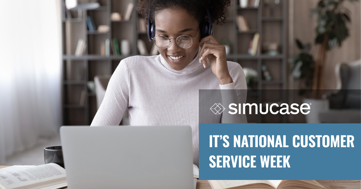 Simucase's tweet photo. Amazing. Beyond helpful. A lifesaver. That’s what Simucase members say about our customer support team. Happy National Customer Service week from the Simucase team! #simucase #NationalCustomerServiceWeek https://t.co/cTo8vnsaVY