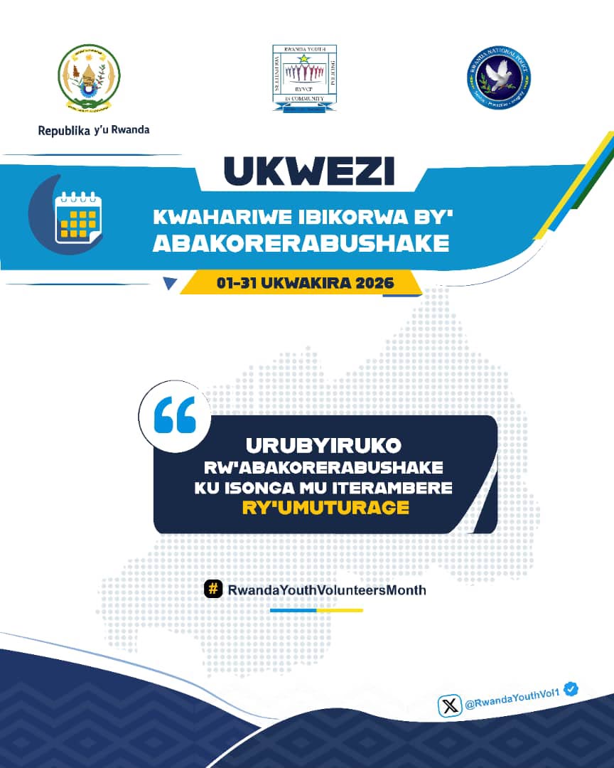 InRukomo's tweet photo. Tariki ya 01 ukwakira 2026, mu rwanda hose tuzatangira ukwezi kwahariwe ibikorwa by'ubukorerabushake. Urubyiruko rwo mu murenge wa @SectorRukomo natwe twiteguye gutanga umusanzu wacu mu iterambere ry'umuturage. @GicumbiRyvcp @Gicumbi_Rwanda @NzabonimpaEmmy @IRAGENAJOSELYN4 https://t.co/cdHVLxkxyn