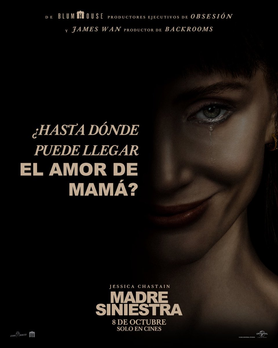 UniversalMX's tweet photo. Hay mamás que lo dan todo por sus hijas. Pero… ¿qué pasa cuando quieren dar demasiado? 🖤 #MadreSiniestra 8 de octubre, solo en cines. https://t.co/1whoUBUffP