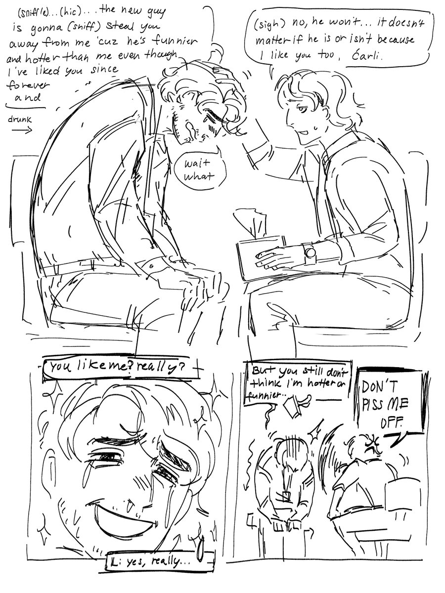 fivesfwjl's tweet photo. office au vedluka boring confession ok thats it from me https://t.co/u4WkxnxJiQ