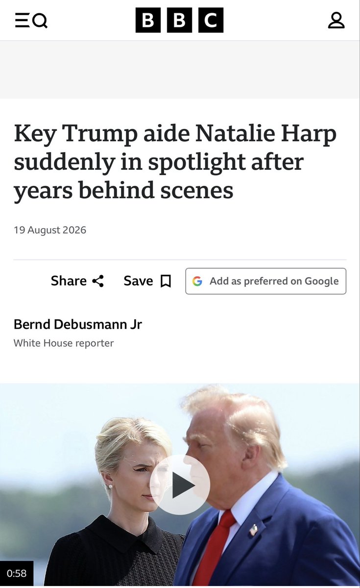 mozobi's tweet photo. Personal aid #NatalieHarp do auditing and keeps @POTUS focused in his important presidential tasks and meetings ? @WhiteHouse @FLOTUS45 https://t.co/smEe7M5KdO