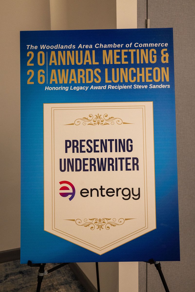 EntergyTX's tweet photo. We're proud to celebrate 45 years of partnership with @ChamberChatting! 🎉

Our team was honored with an anniversary award at their 48th Annual Awards Luncheon. Thriving businesses and vibrant neighborhoods go hand in hand, and we're committed to supporting both. 🤝 https://t.co/UHkttS0F9n