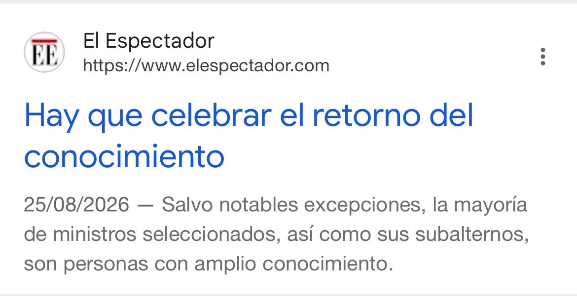ANicolasSanchez's tweet photo. Todo indica que este editorial de El Espectador va a envejecer terriblemente mal https://t.co/eVze2FH6tQ
