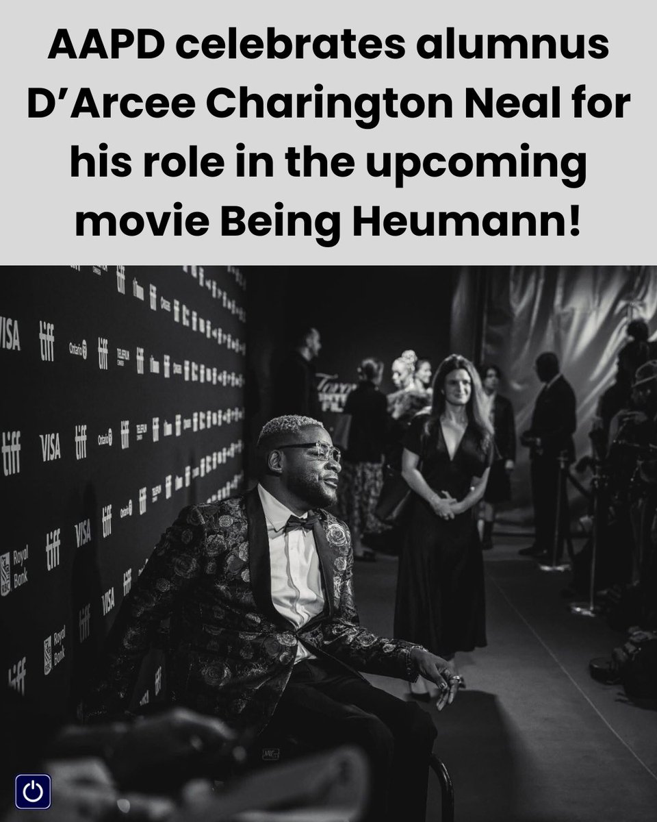 AAPD's tweet photo. AAPD is so proud of our Summer Internship Program alumnus, D'Arcee Charington Neal, for his role in the upcoming film Being Heumann! D'Arcee plays Ron Washington, who was one of the organizers of the Section 504 Sit-Ins of 1977. The sit-in, the longest occupation of any federal building in U.S. history, resulted in the passage of the Section 504 disability nondiscrimination regulations. 

Being Heumann recently premiered at the Toronto International Film Festival (TIFF), pictured here with the entire cast. Learn more about Ron's advocacy and witness D'Arcee's performance when Being Heumann premieres in select theaters on November 6 and on Apple TV on November 13. Congratulations to D'Arcee, incredible Academy Award-winning director of CODA Siân Heder, and to the Being Heumann team!