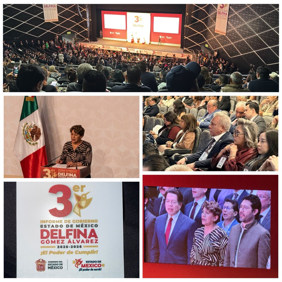 FSTSEmx's tweet photo. Nuestro Presidente Nacional, @GarciaAyalaM , acudió como invitado especial al 3er. Informe de Gobierno de la Mtra. @delfinagomeza, Gobernadora Constitucional del Estado de México, realizado en el Teatro Morelos.

Reconocemos el trabajo del Gobierno del Estado en favor de las y los habitantes del #EdoMex y reafirmamos el compromiso de la #FSTSE con el diálogo institucional y el bienestar de las y los trabajadores.

#InformeDeGobierno #TeatroMorelos #TrabajadoresAlServicioDelEstado
#SindicatosUnidosFSTSE