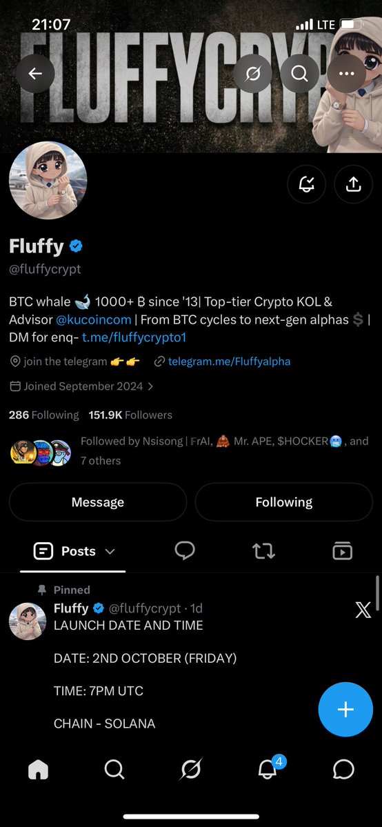 Justjeffery01's tweet photo. @fluffycrypt Done ✅ @fluffycrypt 

GvcebytrLSLKHEdCBjLxKMMaegneSoKqpa5QRLuW47Zy https://t.co/ShoylsNJpo