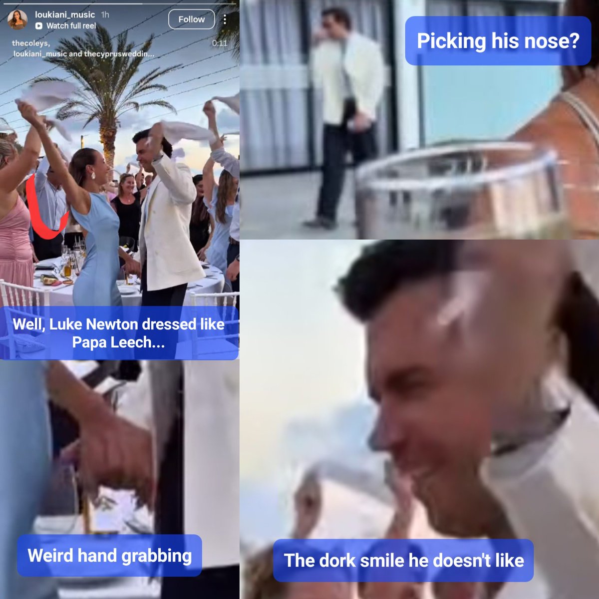LukeyNewtsVibes's tweet photo. The morning began w/a screenshot of #LukeNewton w/Miami Vice style (fandom is hilarious!), touching his nose (wasn't vaping as some claim). Always w/his phone in hand when w/ Toochie.Cousing share it almost 4h later😏
#FakePeople #ShallowPeople #HeLikesToBeingUSED #ShesFameSeeker https://t.co/O1Vm5lkBna