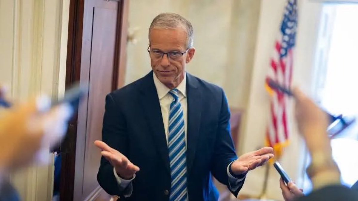 Milajoy's tweet photo. John Thune surely isn't destroying America for free.

So, who OWNS him? https://t.co/sIwF2gw0cz
