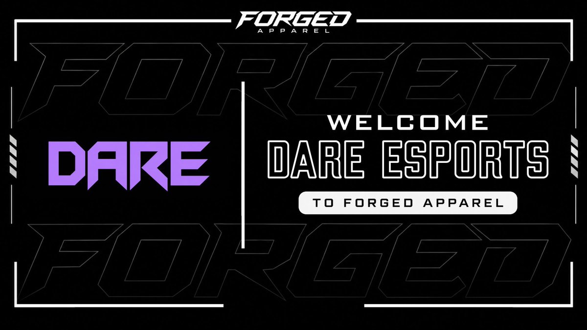 forgedwear's tweet photo. Forged Apparel x @DareR6_
Officially partnering with Dare R6 Esports as their team apparel partner and jersey manufacturer. ⚡️
Custom apparel and team store launch coming soon.
#ForgedForCompetition https://t.co/XKbbXX3Me6