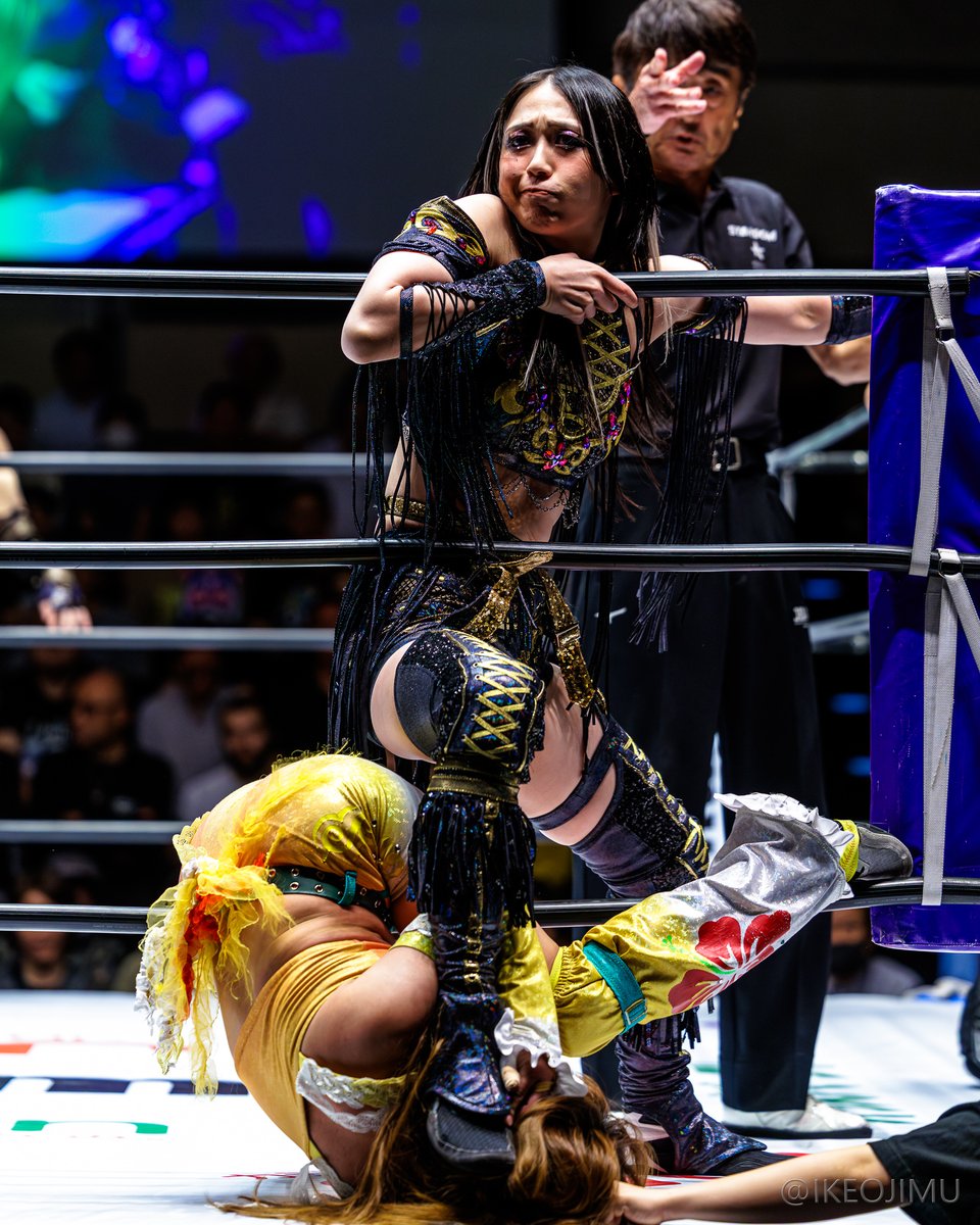 ikeojimu's tweet photo. 🐦‍⬛👑 2026.9.29 後楽園ホール #STARDOM #上谷沙弥 https://t.co/EbTSr78VbV
