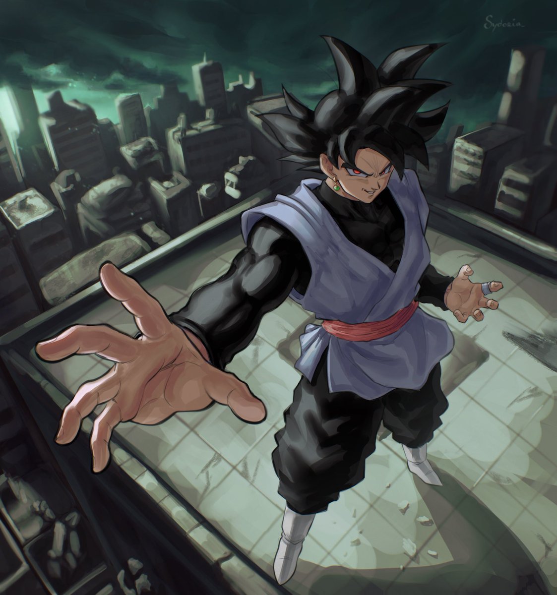 Sydoria_'s tweet photo. Goku black https://t.co/5VCP57f0CU