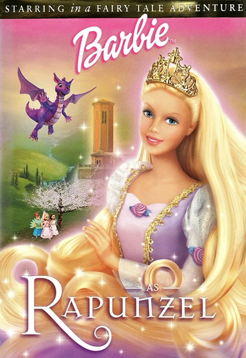 NaqiudeanMuham2's tweet photo. Happy 24th Anniversary to Barbie as Rapunzel! One of the best of Barbie romance movies ever made on DVD released 1st October 2002!
#WeAreMainframe #Barbie
#BarbieAsRapunzel
@pinkangelite @faerieell
@ebbibun @pixie_brady https://t.co/PC9ilJSJJD