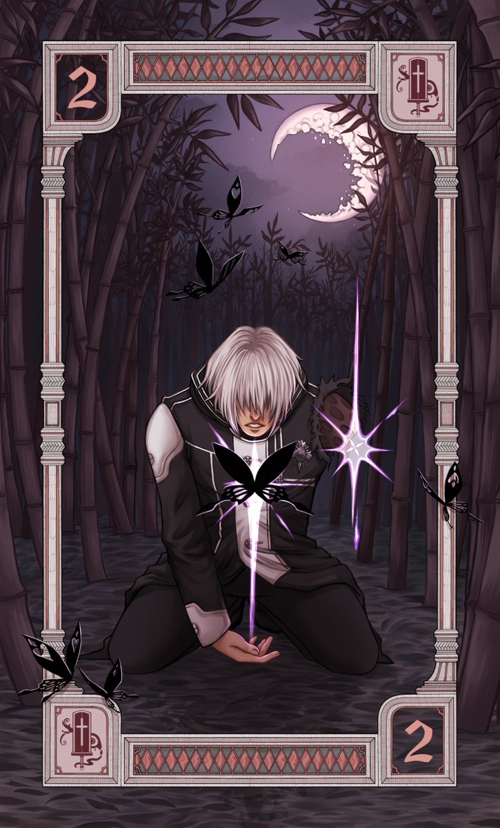 crouleek's tweet photo. My full piece for #dgmtarotzine by @dgm_fanprojects ⚔️ check out their page for more details and the zine itself!
#dgm #dgrayman #allenwalker https://t.co/ZFKUux3SUu