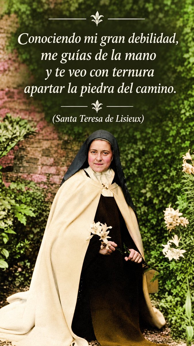 FernandoCorder7's tweet photo. 1 de Octubre - Santa Teresa de Lisieux https://t.co/1MjfGpDmjl