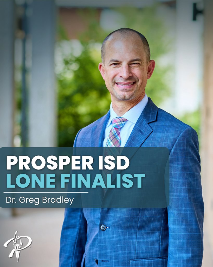 ProsperHaysMS's tweet photo. Tonight, the Prosper ISD Board of Trustees voted unanimously to name Dr. Greg Bradley the lone finalist for Superintendent of Schools. https://t.co/0ilSz6q0IG