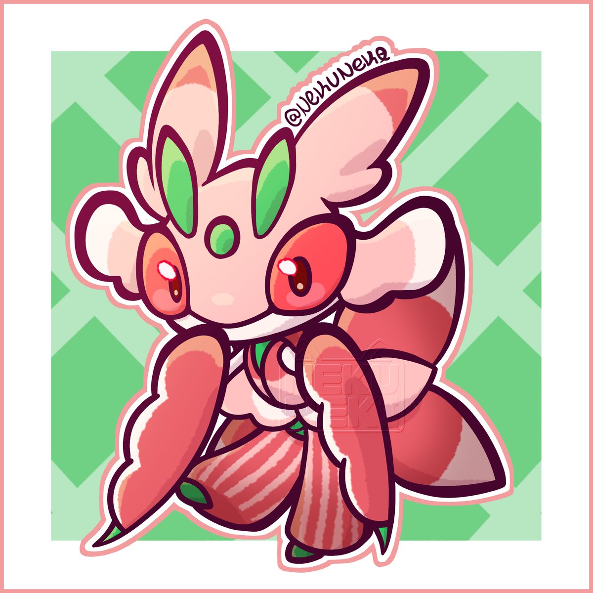 NekuNeki_'s tweet photo. Lurantisss🌸

#Lurantis #pokemonfanart https://t.co/qM8JIQru5o
