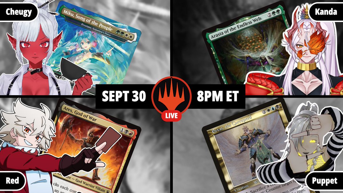 RedMaster787's tweet photo. On Wednesdays we bring war to the table! Ares will be pleased with the destruction ahead

Commander night with @Director_Cheugy @Kanda_Proto and @Puppet_vsp now on the purple app! 🔗⬇️ https://t.co/z7Huf1rAmX