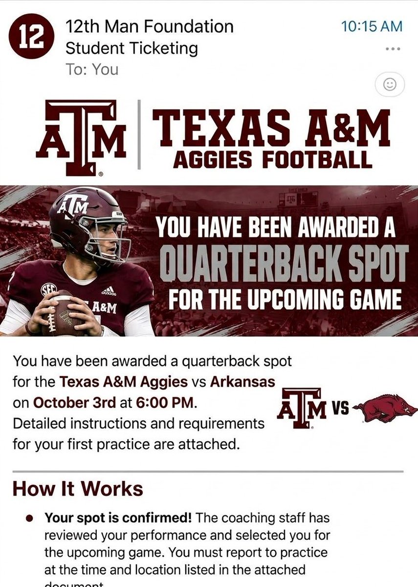 AggiesRecruitEx's tweet photo. All I wanted was a ticket 🥲 https://t.co/hfLWcNw354