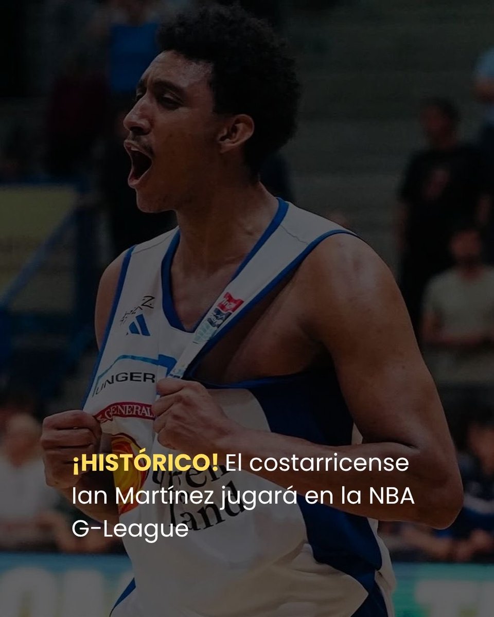 deporterepretel's tweet photo. 🚨 ¡ÚLTIMA HORA! El basquetbolista costarricense Ian Martínez firmó con los Cleveland Charge de la NBA G-League

Para que tengan una idea: esta es la liga de desarrollo de la NBA. Jugará con el equipo filial de los Cleveland Cavaliers 👀

A un paso de la NBA 👏🏼 https://t.co/KvJxBoJiUy