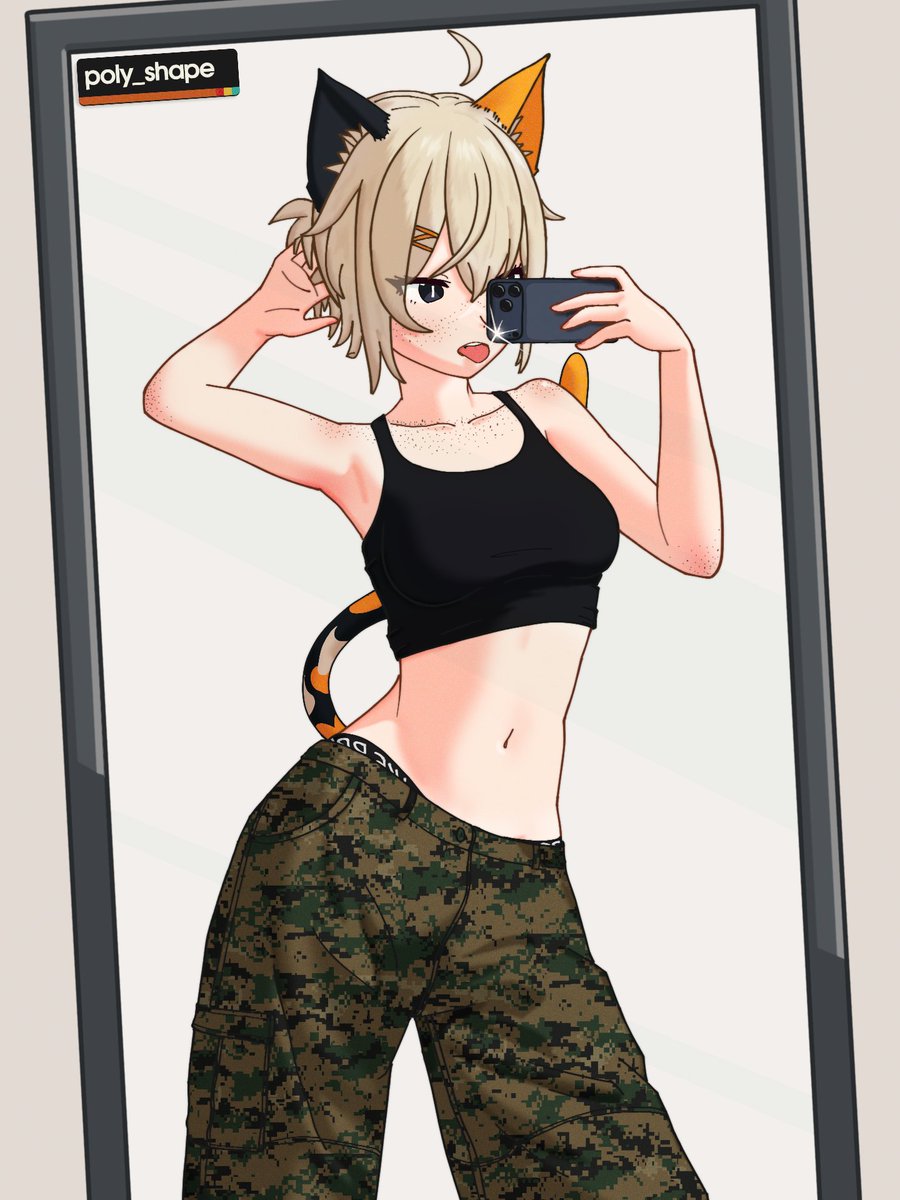 poly_shape's tweet photo. Jem's Mirror Selfie https://t.co/HrUH9vPequ