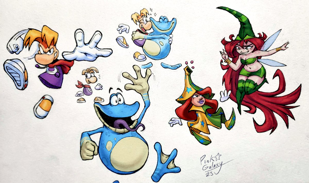 ThePinkGalaxy55's tweet photo. Rayman Repost! https://t.co/W9R2JcW0QU