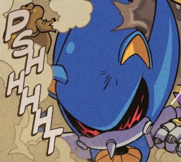 TheCopyOverlord's tweet photo. ( Damage from the last time has been messing with Metal’s performance, causing glitches in his system. He’s pissed about it )

“SYSTEM FAILED. REBOOTING……DENY!”

( shakes his head, his eyes instantly grow red ) 

“RACE….” https://t.co/UZpryIp7z3