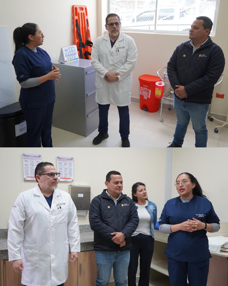 DrJuanCAveiga's tweet photo. Estoy donde la gente me necesita: en territorio. 🔍

📍 #Pichincha | Más medicamentos, prevención y atención cercana para las familias de El Chaupi.

Supervisé el Centro de Salud El Chaupi, en el cantón Mejía, que atiende a más de mil personas. Durante la visita dispuse:

• Incrementar el abastecimiento de medicamentos que está al 80 % y de insumos al 73 % de forma sostenida.
• ⁠Intensificar de inmediato la vacunación contra neumococo y sarampión.
• ⁠Reforzar el seguimiento de las personas con hipertensión.
• ⁠Activar controles visuales para niñas y niños.
• ⁠Entregar sillas posturales, sillas de ruedas y demás ayudas técnicas para mejorar la movilidad y autonomía de las personas con discapacidad.

#DepuraciónEnSalud #SupervisiónEnTerritorio #CumplimientoProgresivo