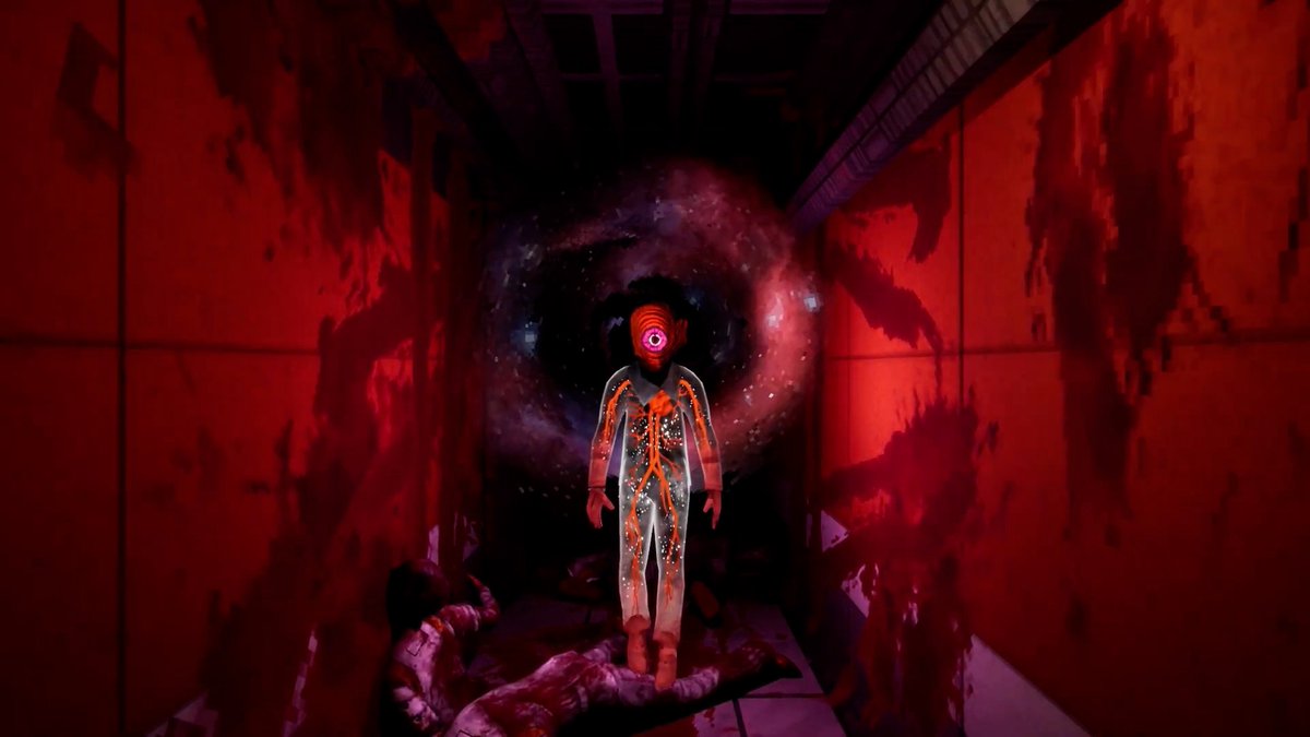 tonestirade's tweet photo. I spent the past couple weeks playing @RetroSpaceGame - an indie "disco-punk space horror immersive sim" that I found very charming. It's got scary bug guys, low-poly Porco Rosso, a sentient black hole, and I liked it quite a bit!
Review linked below! https://t.co/ANe1qnsBFZ