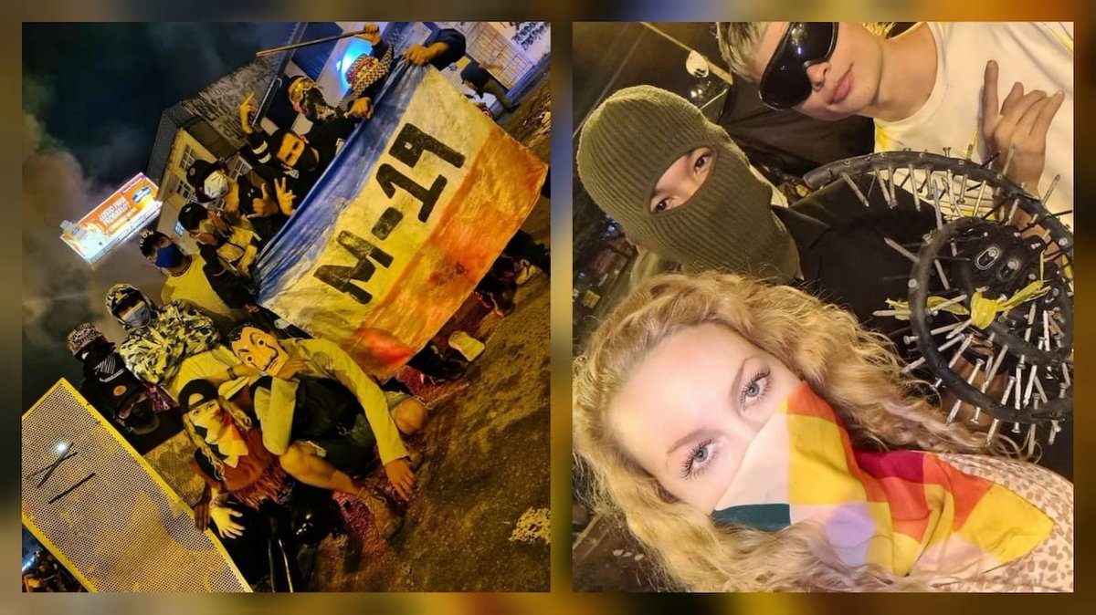 MuyEnojadoSoy's tweet photo. Estimado presidente Abelardo: 

No se olvide de @AlemanaPte (Rebecca Sprößer), la alemana de la Primera Línea a la que el gobierno anterior le revocó la expulsión y le asignó esquema de seguridad.

Mano firme con estos terroristas urbanos, señor presidente. #FirmePorLaPatria ✊🏻🇨🇴 https://t.co/rMSBadzVPb