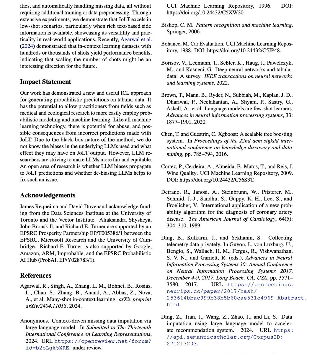 gp_pulipaka's tweet photo. JoLT: Joint Probabilistic Predictions on Tabular Data Using LLM! #BigData #Analytics #DataScience #AI #MachineLearning #NLProc #LLM #IoT #IIoT #PyTorch #Python #RStats #TensorFlow #Java #JavaScript #ReactJS #GoLang #CloudComputing #Serverless #DataScientist #Linux #Programming #Coding #100DaysofCode
https://t.co/TI1QWZ4qmF