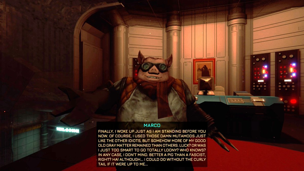 tonestirade's tweet photo. I spent the past couple weeks playing @RetroSpaceGame - an indie "disco-punk space horror immersive sim" that I found very charming. It's got scary bug guys, low-poly Porco Rosso, a sentient black hole, and I liked it quite a bit!
Review linked below! https://t.co/ANe1qnsBFZ