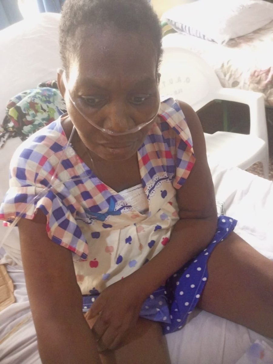 therealosungirl's tweet photo. Please help my mum 🤲🏾

My mum is battling breast cancer and has been through so much already. She recently underwent surgery and is still in the hospital recovering. she is now currently on oxygen, and she needs blood as well as continued medical care and treatment. https://t.co/LmNCuLuBdV