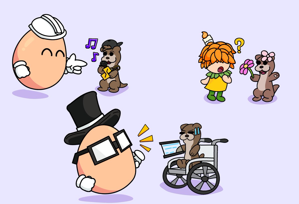 Aleo_3777's tweet photo. Webos, Nutrias y Flores | Pequeño fanartsito para mis roleadores favoritos

Beat Nutria @FraxterVT 
Nutria Kawai @ShiroganeAoi y 
Nutria Loquendo @DMACARO_ 

Ojala les guste 🫂 https://t.co/AA6jk0TEtd
