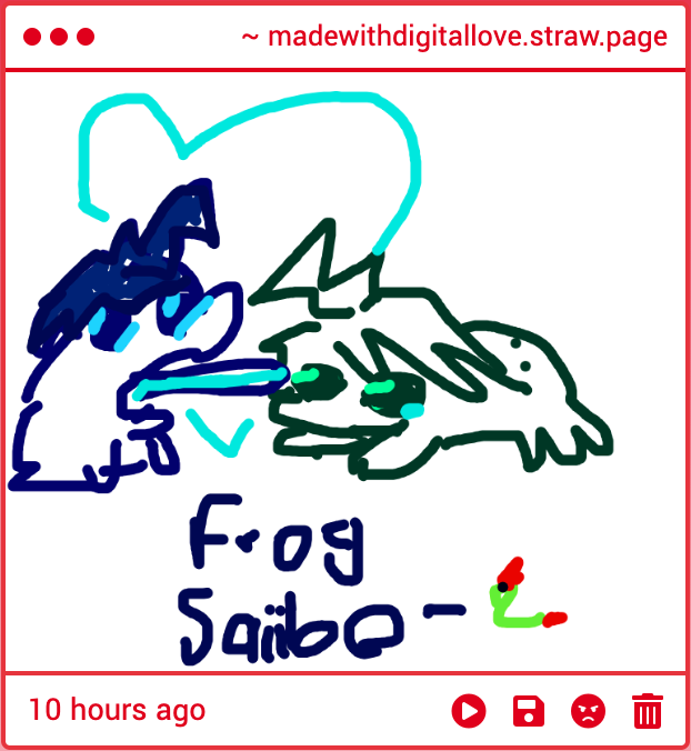 madewdigitalluv's tweet photo. AWEEEEEEEE SO CUTE 🥹 WAIT IS THE KIIBO FROG CRYING OR AM I INSANE WHAT HAPPENED ☹️☹️☹️☹️ https://t.co/xHkvYzlNEG