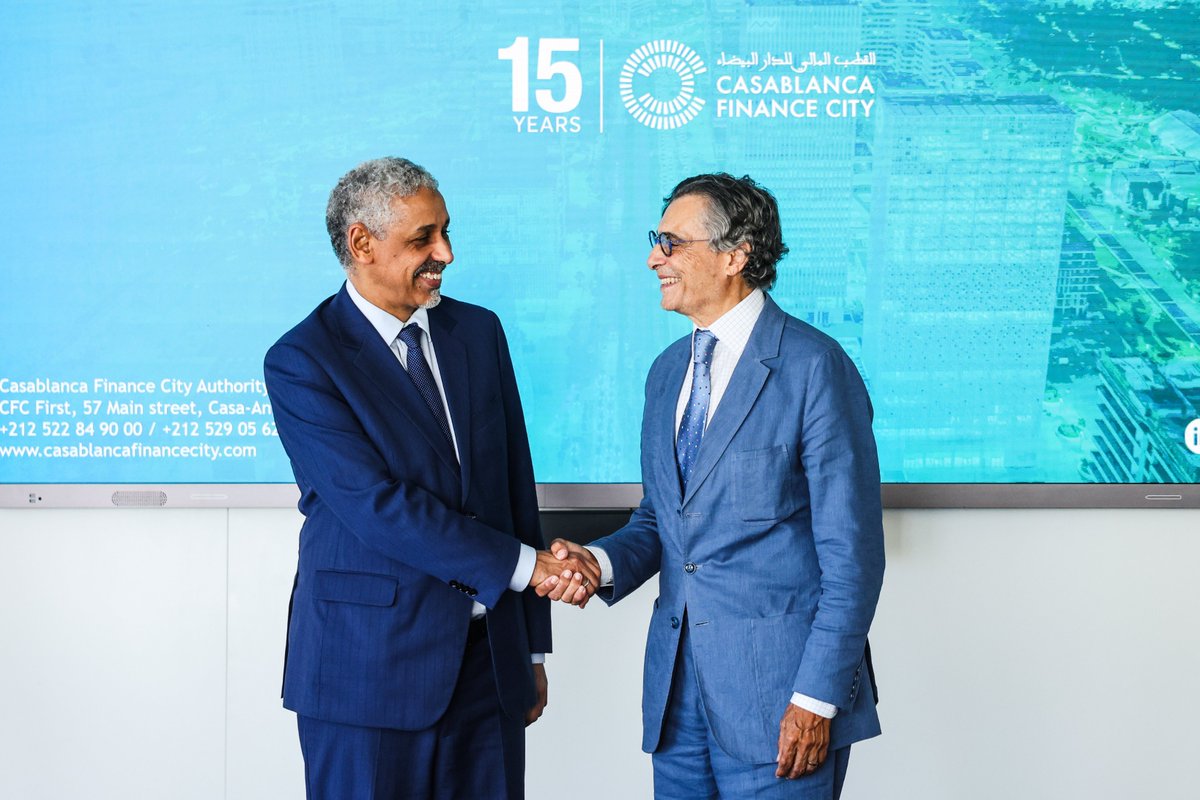 Groupe_AfDB's tweet photo. « La Nouvelle architecture financière africaine pour le développement (#NAFAD) est une initiative particulièrement intéressante. Notre vocation est africaine et nous souhaitons approfondir notre partenariat autour de l’intégration régionale pour porter la #ZLECAf. Le Groupe de la Banque africaine de développement est un grand partenaire », souligne Saïd Ibrahimi, directeur général de @CasaFinanceCity.