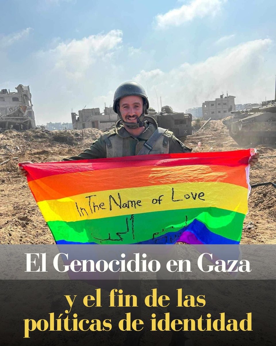 bds_uruguay's tweet photo. Siendo que aún estamos en el #MESdelaDIVERSIDAD, difundimos la traducción de este artículo:
"El Genocidio en Gaza y el fin de la Política Identidad"
x el colectivo Ward de Gaza.
¡CONTRA el #PINKWASHING de #ISRAEL, VIVA LA RESISTENCIA QUEER Y PALESTINA! https://t.co/OZ3kz9EOJF