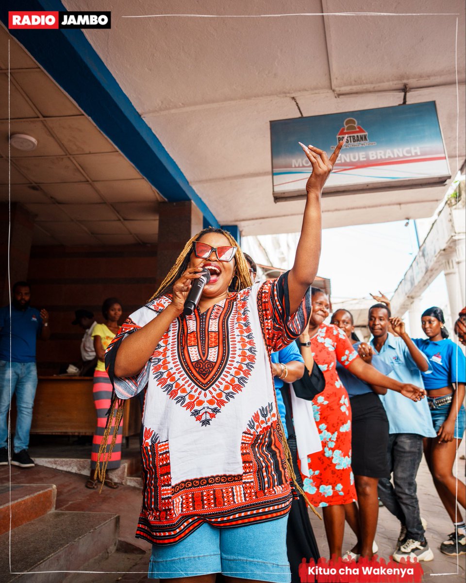 RadioJamboKenya's tweet photo. Foleni ya @Postbank1 sisi tunapiga ni ya dance floor peke yake. Muda wa kukaa kwa bank the whole day hatuna kabisa.
#PostBankConnect #SAYE #SaveAsYouEarn #KituoChaWakenya https://t.co/DAAfcZx4so