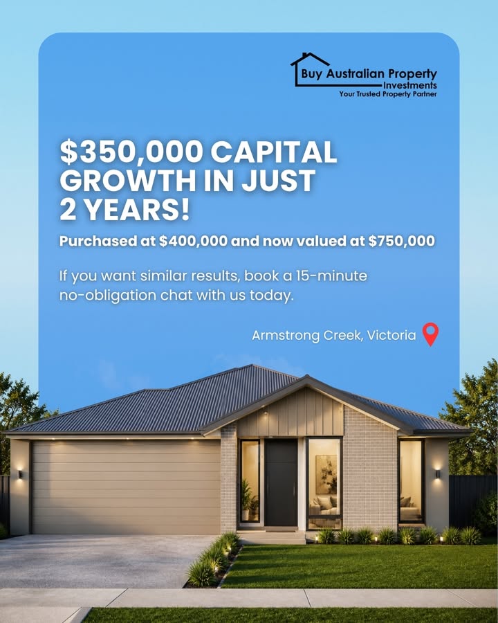buyozproperties's tweet photo. 87% capital growth in 2 years. From $400k to $750k.
This is Geelong's growth story, and this property rode it perfectly.

One conversation can save you a lot of guesswork.
Book a free, no-obligation chat here: https://t.co/d1zkiA05Vh https://t.co/XoMUvwlidJ