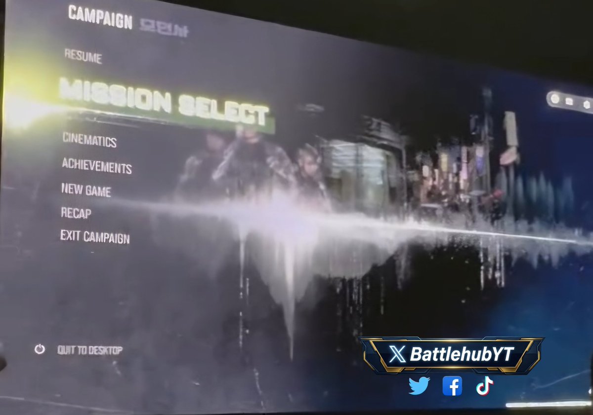 BattlehubYT's tweet photo. Call Of Duty #MW4 Campaign Menu 🔥 https://t.co/sLf2c7XbBO