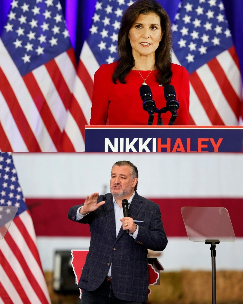 MAGAResource's tweet photo. Which candidate would earn your vote in The Western Journal’s 2028 GOP Straw Poll? 📷

Nikki Haley or Ted Cruz? Make your choice and see how it stacks up with other voters. Submit a new vote each week at The Western Journal’s https://t.co/NAk079hYVX
https://t.co/pHKhnRxa4B https://t.co/e10MJ6j6yp