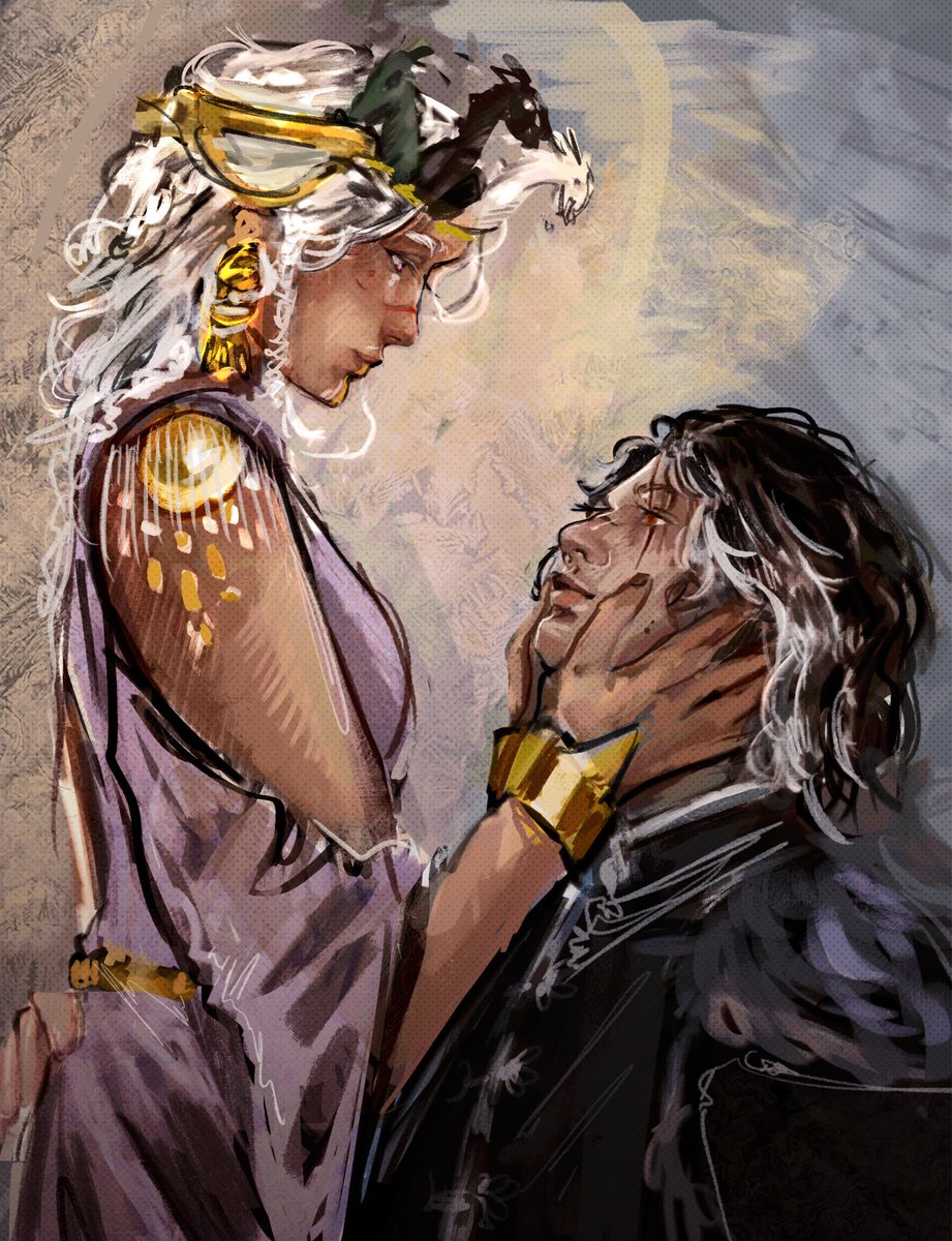 gaemonspalehair's tweet photo. oh my god… the lady of light bringing him back from darkness  

🎨: casszanova on tumblr https://t.co/u0p0ES0DqO https://t.co/kdZCFbDaXj