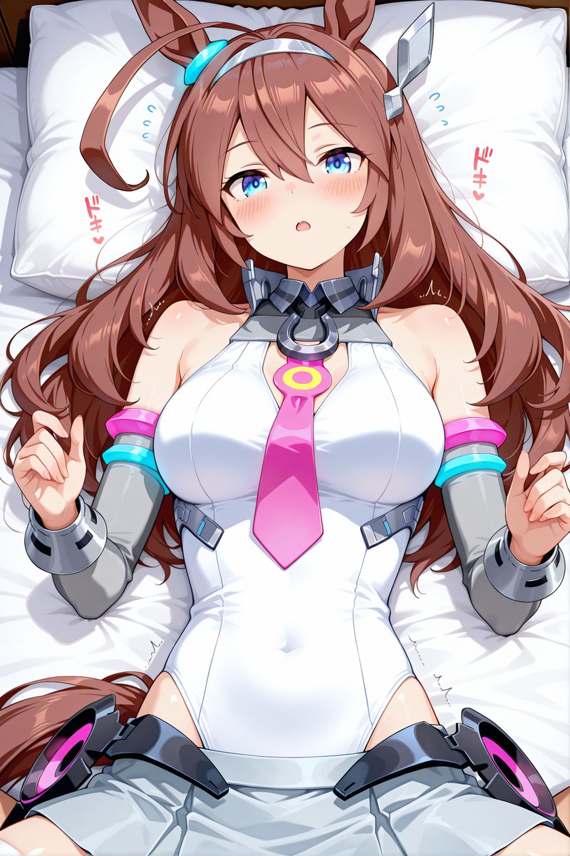 aki_AI123's tweet photo. ミホノブルボン/Mihono Bourbon（ウマ娘/Uma Musume） https://t.co/8hW6XM94GK